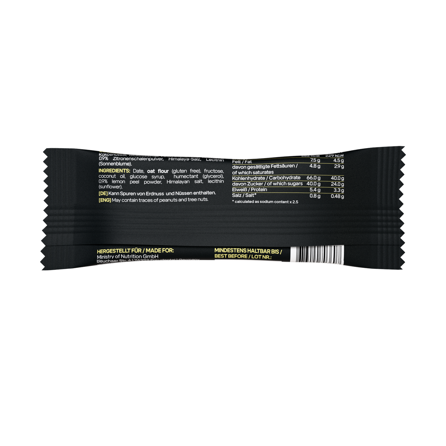 PERFORMANCE BAR Lemon 1:0.8