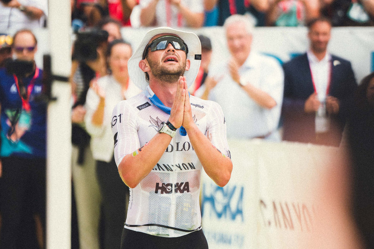 MNSTRY Athlete Sam Laidlow beim Sieg der Challenge Roth