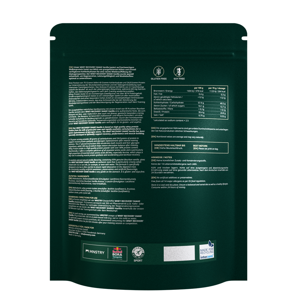 WHEY RECOVERY SHAKE Vanilla