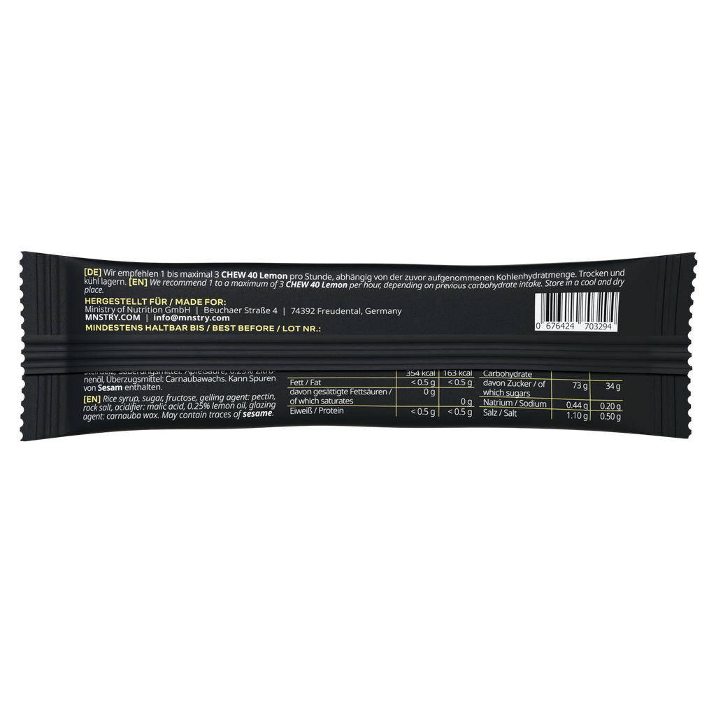 CHEW 40 Lemon 1:0.8 – MNSTRY