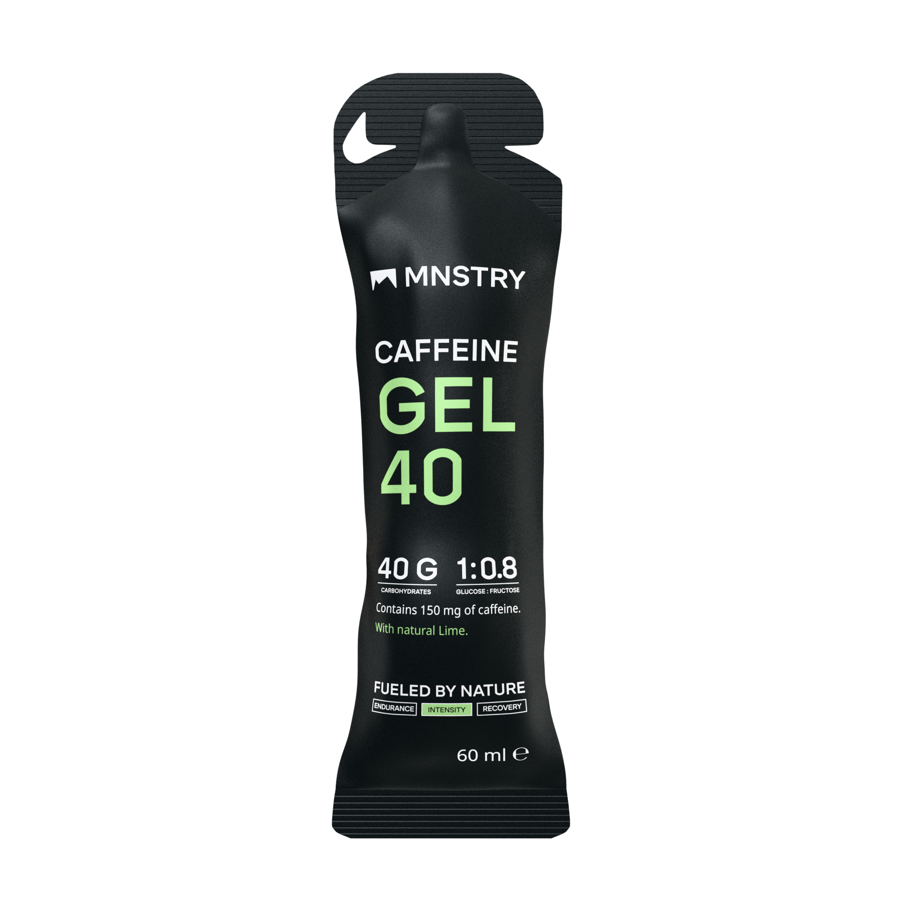 Ministry of Nutrition CAFFEINE GEL 40 Lime 1:0.8